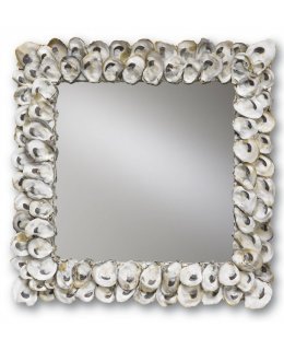 Currey & Company 1348-CC Oyster Shell Wall Mirror